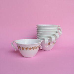 PYREX x Corelle • cups • Butterfly Gold